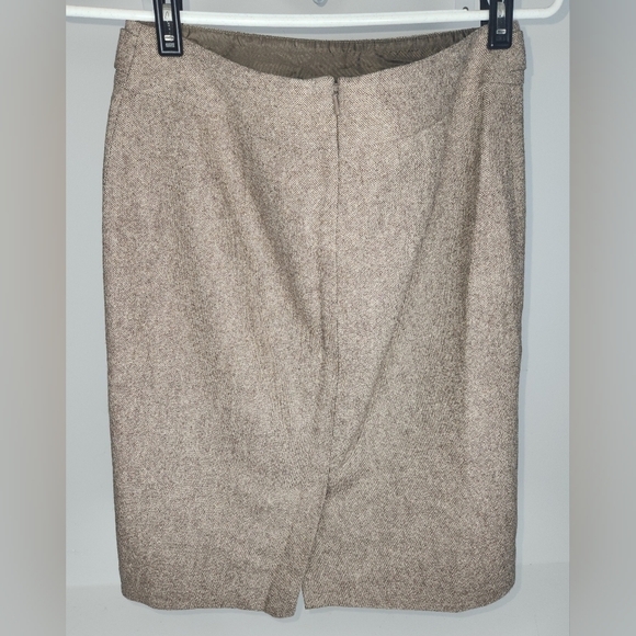 Ann Taylor Skirt Petites Size 0 Brown - Picture 5 of 5